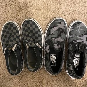 Toddler Boys vans size 11 and 12